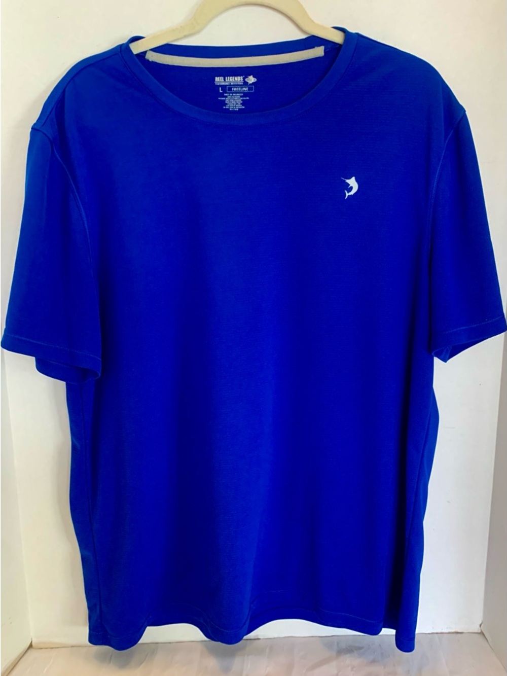 Reel Legends Men’s Performance Tee - Royal Blue